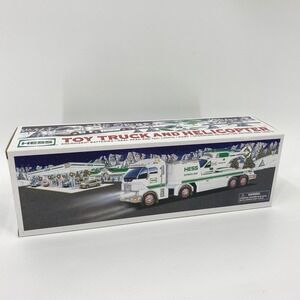 Vintage 2006 Hess Toy Truck and Helicopter - Special Light Features- New In Box